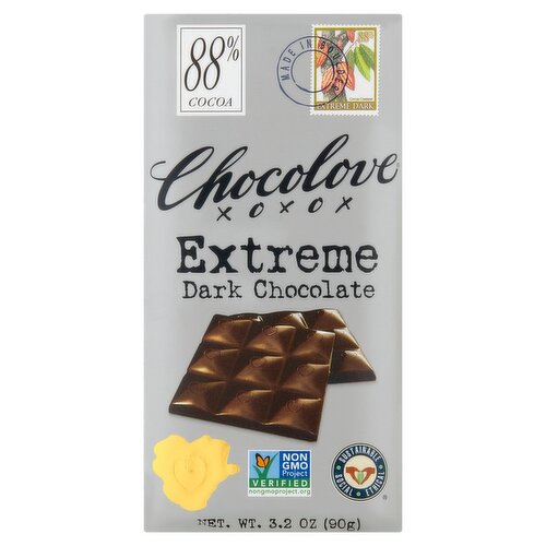 Chocolove Extreme Dark Chocolate, 3.2 oz