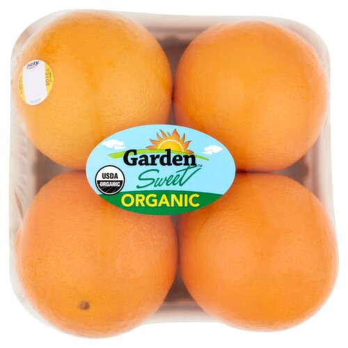  Garden Sweet Organic Valencia Oranges, 4 count, 22 oz