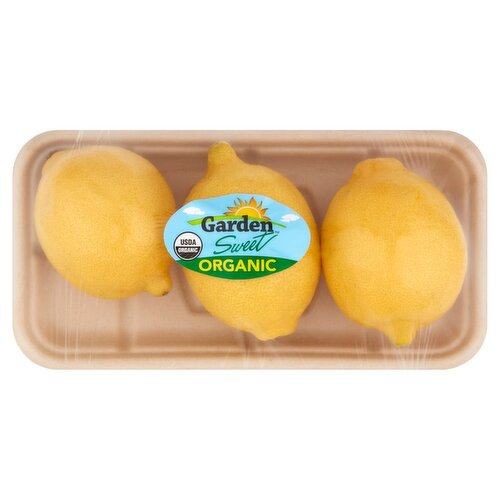 Garden Sweet Organic Lemons, 3 count, 8 oz