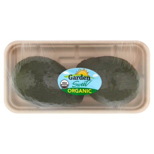 Garden Sweet Organic Avocados, 2 count, 10 oz