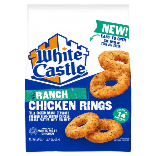 White Castle Ranch Chicken Rings, 20 oz