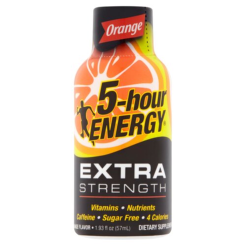 5-hour Energy Extra Strength Orange Flavor Energy Drink, 1.93 fl oz