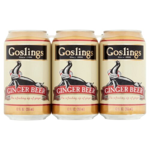 Goslings Ginger Beer, 12 fl oz, 6 count