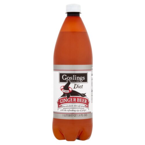 Goslings Diet Stormy Ginger Beer, 1 liter