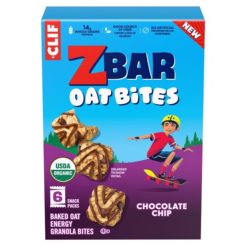 Zbar Oat Bites Chocolate Chip Baked Oat Energy Granola Bites