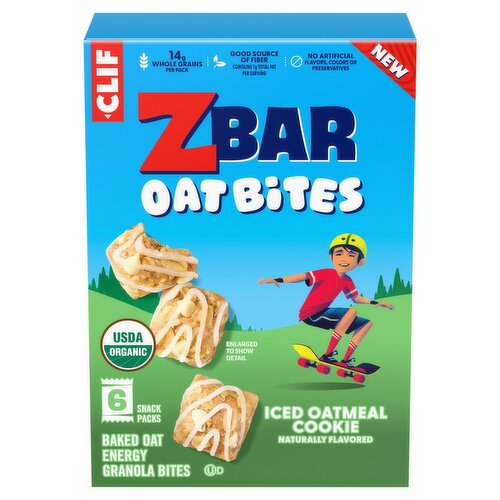 Zbar Oat Bites Iced Oatmeal Cookie Baked Oat Energy Granola Bites