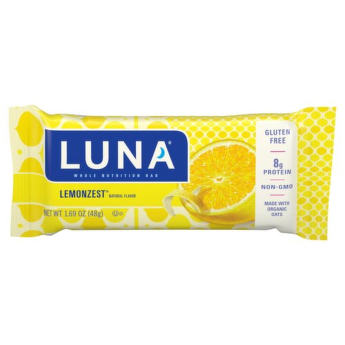 Luna Lemonzest Gluten Free Snack Bar, 1.69 oz