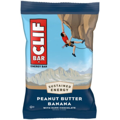 Clif Bar Peanut Butter Banana with Dark Chocolate Energy Bar, 2.40 oz