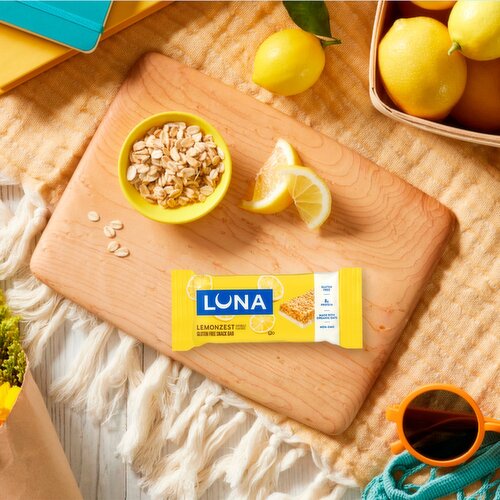 Luna Lemonzest Gluten Free Snack Bars, 1.69 oz, 6 count