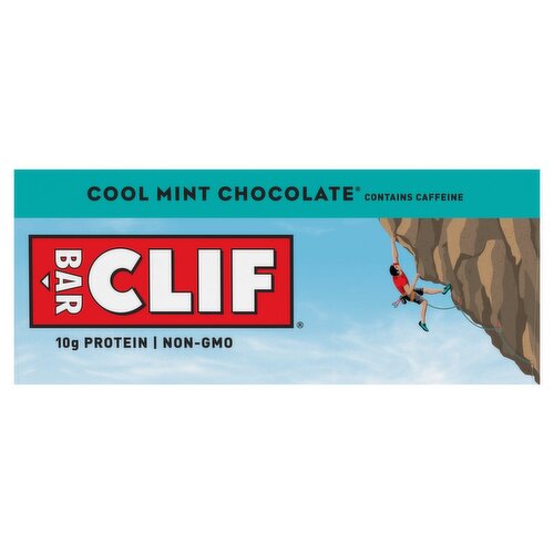 Clif Bar Cool Mint Chocolate Energy Bars, 2.40 oz, 12 count