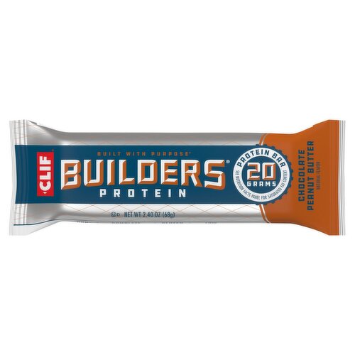 Clif Builders Chocolate Peanut Butter Protein Bar, 2.40 oz