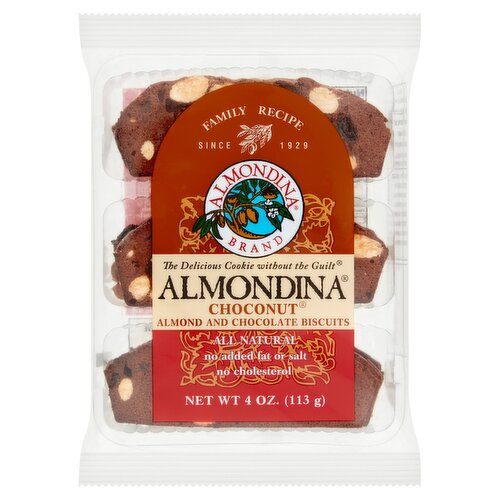 Almondina Choconut Almond and Chocolate Biscuits, 4 oz