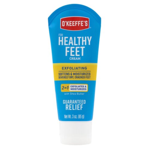 O'Keeffe's Exfoliating Feet Cream, 3 oz