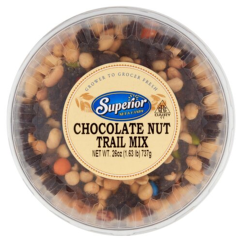 Superior Nut & Candy Chocolate Nut Trail Mix, 26 oz