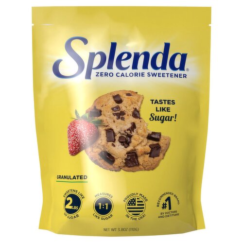 Splenda Granulated Zero Calorie Sweetener, 3.8 oz