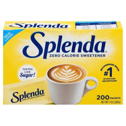 Splenda Zero Calorie Sweetener, 200 count, 7 oz