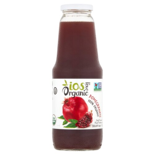 IOS Love Organic 100% Organic Pomegranate Juice, 33.8 fl oz