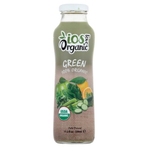 IOS Love Organic 100% Organic Green Juice, 11.2 fl oz