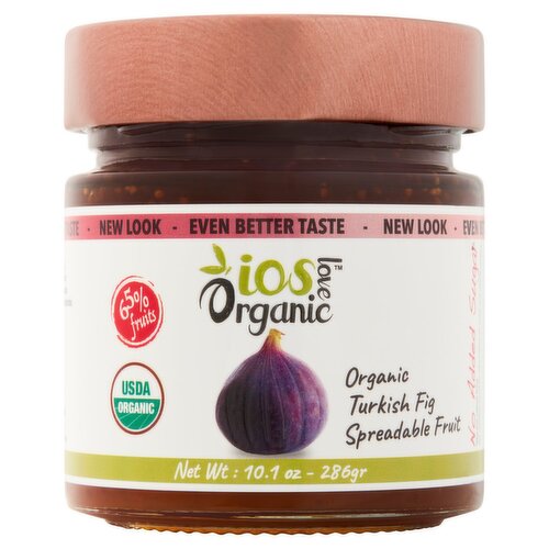 IOS Love Organic Turkish Fig Spreadable Fruit, 10.1 oz