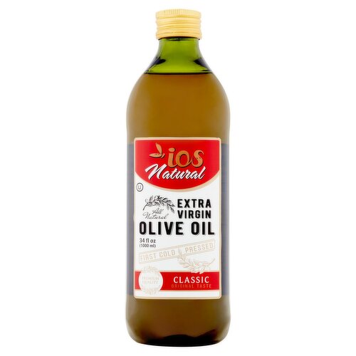 IOS Natural Classic Extra Virgin Olive Oil, 34 fl oz