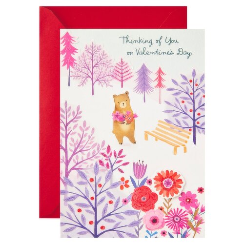 Hallmark Paper Wonder Pop Up Valentines Day Card for Anyone (Beary Loved Valentine)