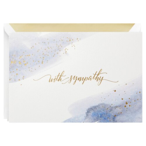 Hallmark Signature Sympathy Card (Many Thoughts and Prayers)