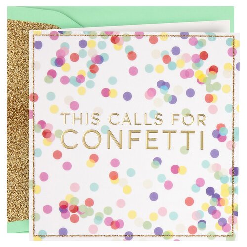 Hallmark Signature Congratulations Card (Confetti)