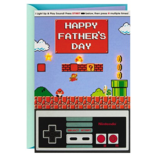 Hallmark Nintendo Fathers Day Card