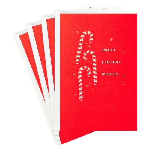 Hallmark Signature Candy Canes Christmas Cards