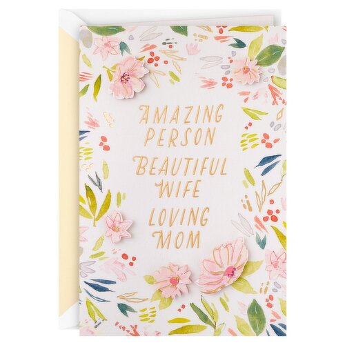 Hallmark Signature Mothers Day Card for Wife (Amazing Person)