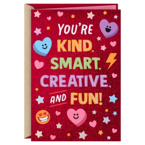 Hallmark Valentine's Day Card for Kid (Creative, Smart, Fun) for Son, Daughter, Grandchild, Niece, Nephew