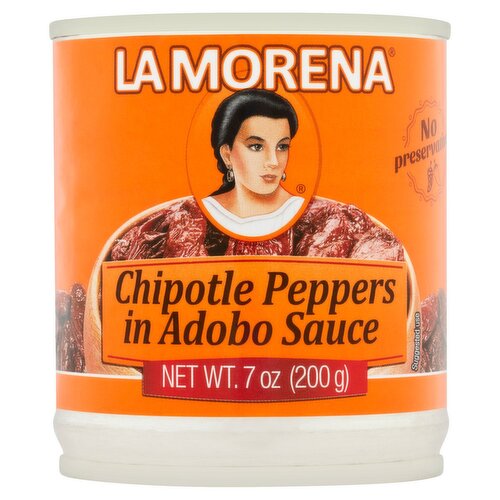 La Morena Chipotle Peppers in Adobo Sauce, 7 oz