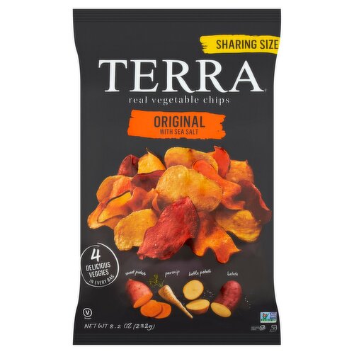 Terra Original with Sea Salt Real Vegetable Chips Sharing Size, 8.2 oz