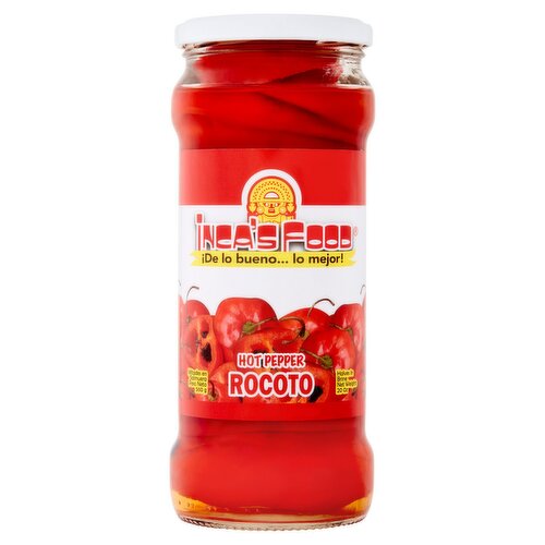 Inca's Food Rocoto Hot Pepper Halves in Brine , 20 oz