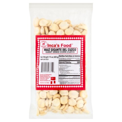 Inca's Food Giant Dried Corn Cuzco, 15 oz
