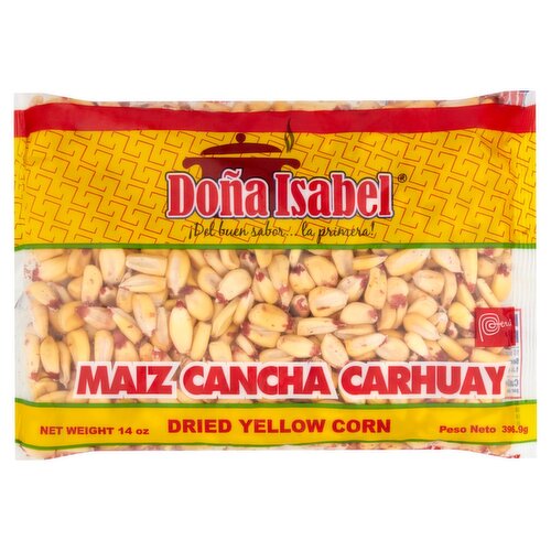Doña Isabel Dried Yellow Corn, 14 oz