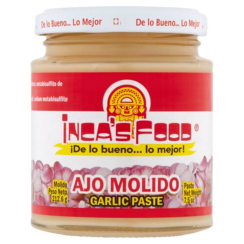 Inca's Food Ajo Molido Garlic Paste, 7.5 oz