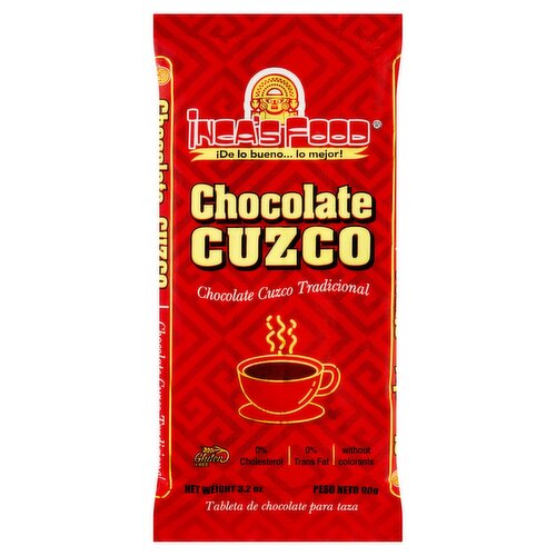 Inca's Food Chocolate Cuzco, 3.2 oz