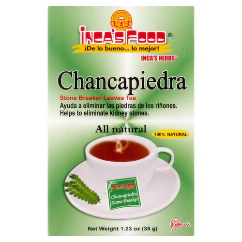 Inca's Food Inca's Hearbs Stone Breaker Leaves Tea Bags, 25 count, 1.23 oz