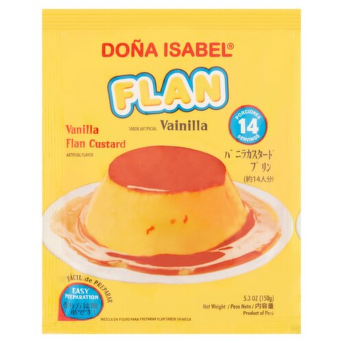 Doña Isabel Vanilla Flan Custard, 5.3 oz