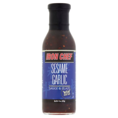 Iron Chef Sesame Garlic Sauce & Glaze, 15 oz