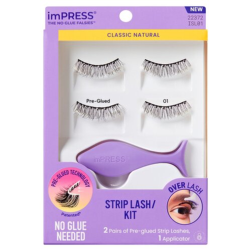 ImPress Classic Natural Pre-Glued Strip Lash/Kit