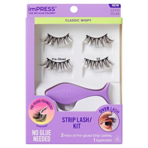 ImPress Classic Wispy Pre-Glued Strip Lash/Kit