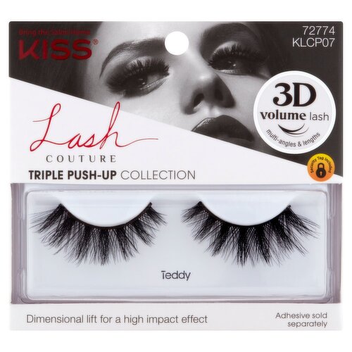 Kiss Lash Couture Triple Push-Up Collection Teddy 3D Volume Lashes