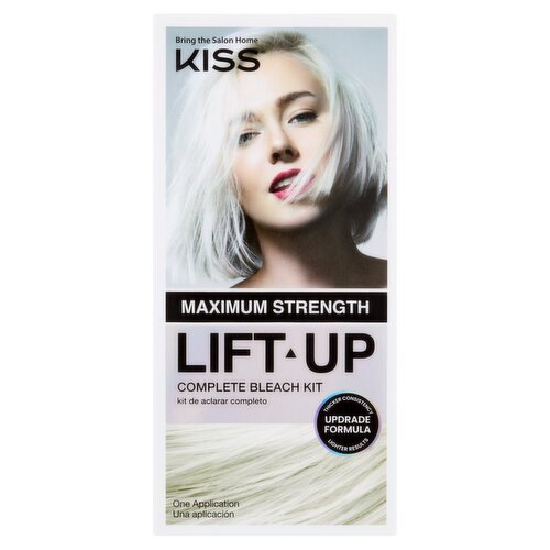 Kiss Lift-Up Maximum Strength Complete Bleach Kit, one application
