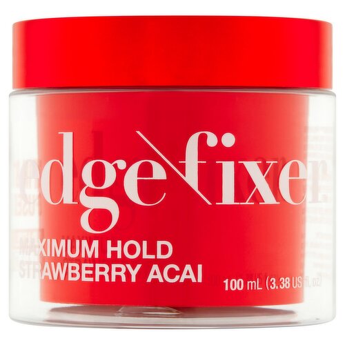 Kiss Colors & Care Edge Fixer 24 Hour Max Hold Strawberry Acai, 3.38 fl oz
