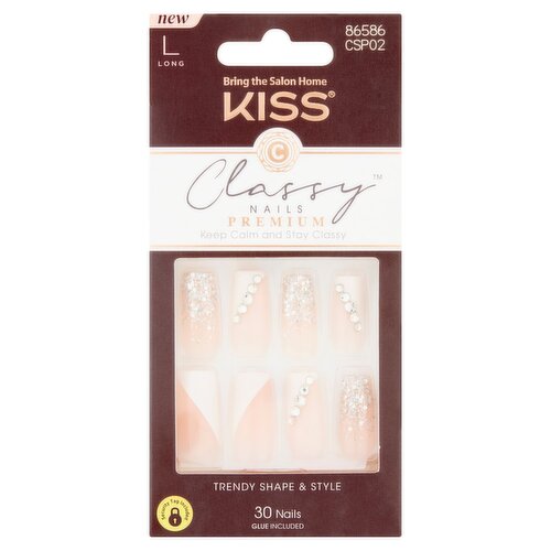 Kiss Classy Long Premium Nails Kit