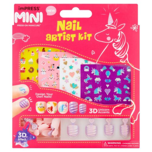 Kiss imPress Press-On Manicure Mini Nail Artist Kit