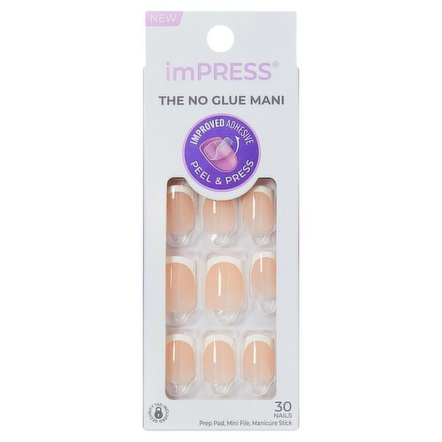 ImPress Short 1 Model Nails, Size S, 30 count