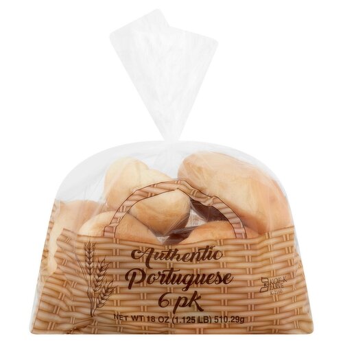 Vieira's Bakery Authentic Portuguese Rolls, 6 count, 18 oz